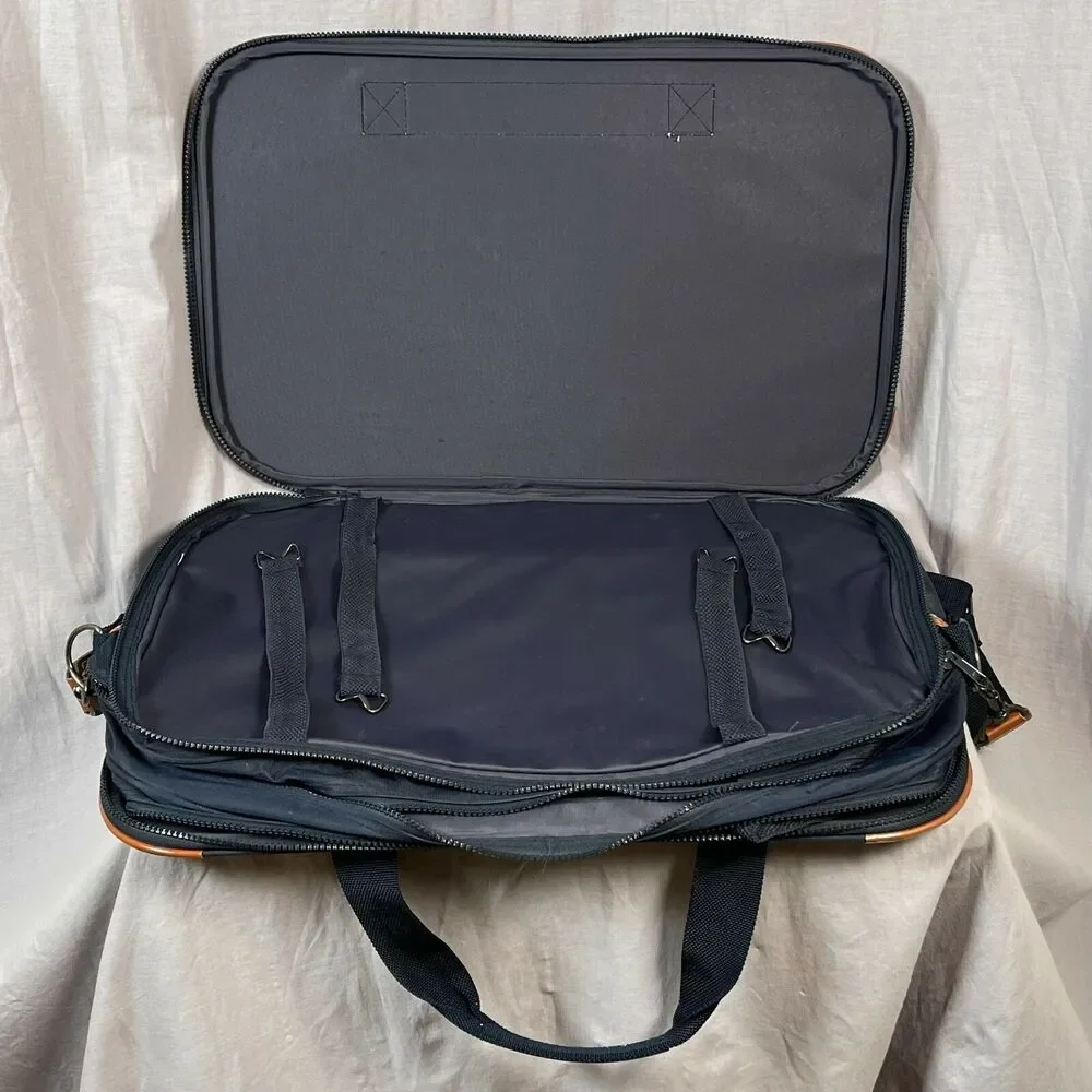 Jordache Canvas Large Carry On Shoulder Messenger Bag Travel Weekender Vintage